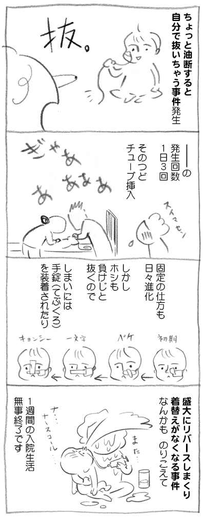 経管栄養 付き添い入院