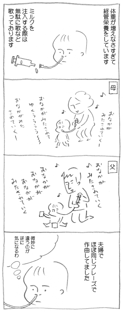 お腹が満たされる歌